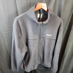Columbia Men's Steens Mountain full-zip fleece jacket in black Size XL‎